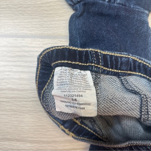 Wrangler Baby Infant Girl Western Flare Ruffle Jeggings Jeans 3-6 Months - Picture 5 of 8